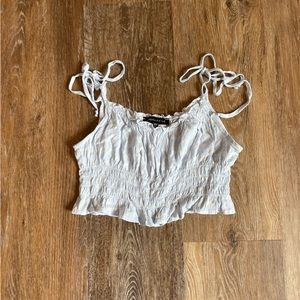 cute xs blue crop top